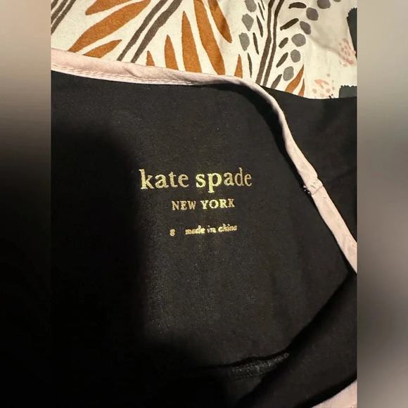 Kate Spade New York Black Bell Cuff Sleep Shirt Size small - Picture 4 of 4